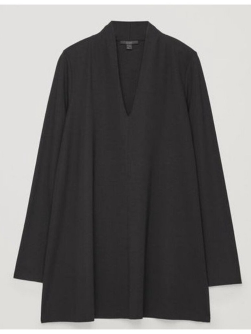 COS Dress A Line Draped V neck Dress Tunic Jersey Top Women's size M - Picture 2 of 11